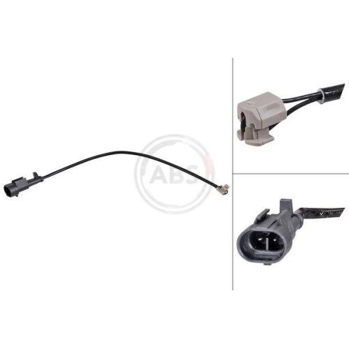 Warnkontakt Bremsbelagverschlei&szlig; A.b.s. 39715 f&uuml;r Iveco Hinterachse