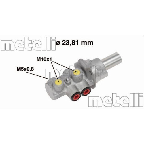 Hauptbremszylinder Metelli 05-0683 f&uuml;r Fiat Lancia