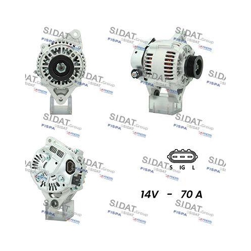 Generator Sidat A12DE0483A2 f&uuml;r Toyota