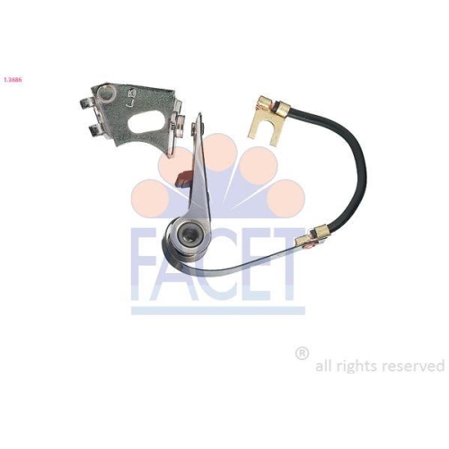 Kontaktsatz Z&uuml;ndverteiler Facet 1.3686 Made In Italy - Oe Equivalent f&uuml;r Citro&euml;n