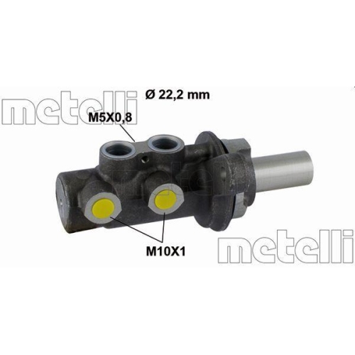 Hauptbremszylinder Metelli 05-0782 f&uuml;r Citro&euml;n