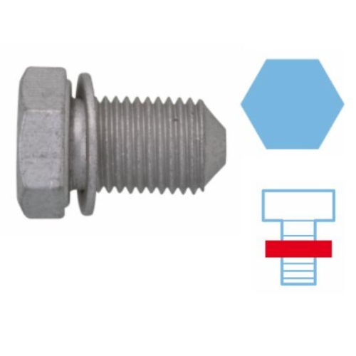 Verschlussschraube Ölwanne Corteco 220125S für Audi Seat Skoda VW