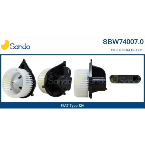 Innenraumgebl&auml;se Sando SBW74007.0 f&uuml;r Fiat F&uuml;r Fahrzeuge Mit Klimaanlage