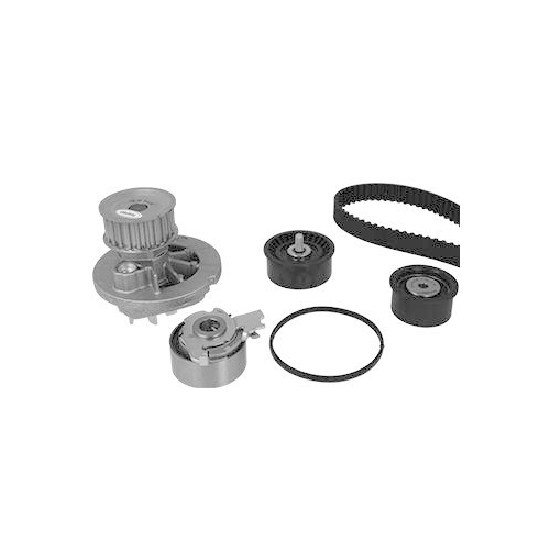 Wasserpumpe + Zahnriemensatz Graf KP541-5 f&uuml;r Opel Saab Vauxhall Chevrolet