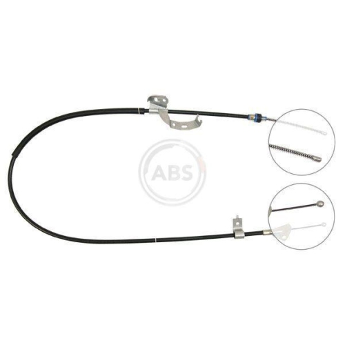 Seilzug Feststellbremse A.b.s. K19908 für Citroën Peugeot Toyota Hinten Rechts