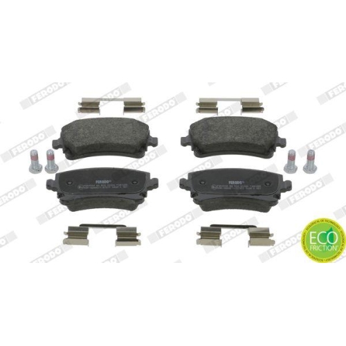 Bremsbelagsatz Scheibenbremse Ferodo FDB1655 Premier Eco Friction f&uuml;r Audi VW