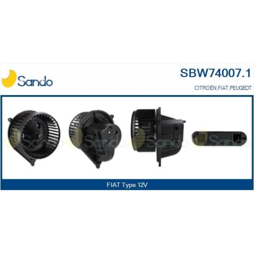 Innenraumgebl&auml;se Sando SBW74007.1 f&uuml;r Fiat F&uuml;r Fahrzeuge Mit Klimaanlage