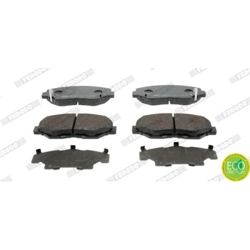 Bremsbelagsatz Scheibenbremse Ferodo FDB1658 Premier Eco Friction für Honda