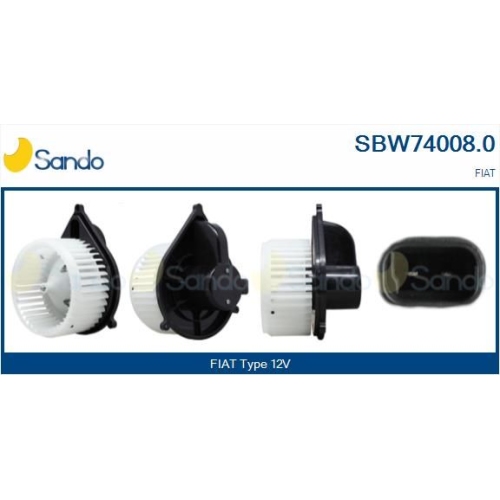 Innenraumgebl&auml;se Sando SBW74008.0 f&uuml;r Fiat F&uuml;r Fahrzeuge Ohne Klimaanlage