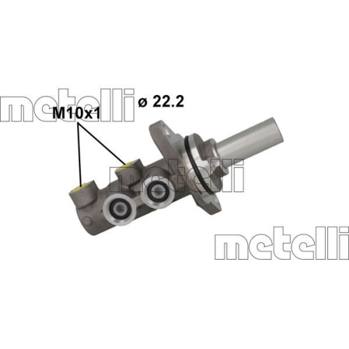 Hauptbremszylinder Metelli 05-1163 für Toyota