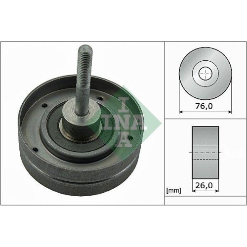 Umlenk /f&uuml;hrungsrolle Keilrippenriemen Schaeffler Ina 532 0351 30 f&uuml;r Volvo