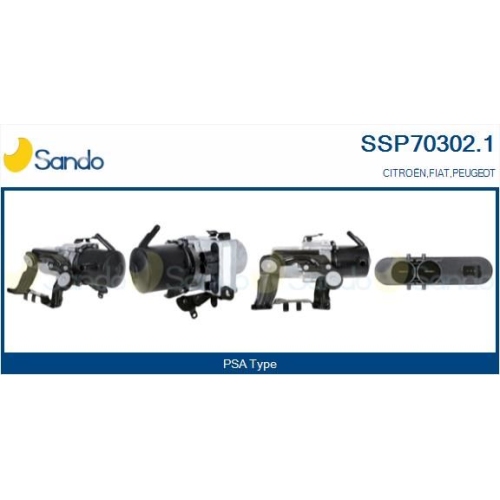 Hydraulikpumpe Lenkung Sando SSP70302.1 f&uuml;r Fiat Citro&euml;n/peugeot