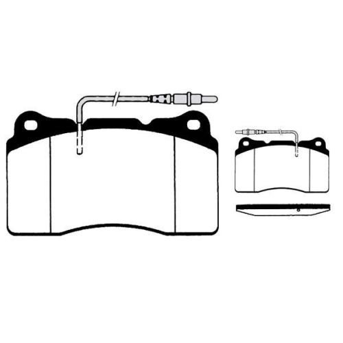 Bremsbelagsatz Scheibenbremse Raicam RA.0604.1 f&uuml;r Peugeot Vorderachse