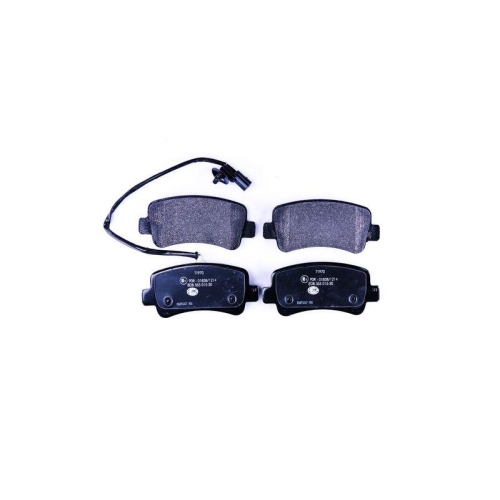 Bremsbelagsatz Scheibenbremse Hella 8DB 355 015-301 f&uuml;r Nissan Opel Renault