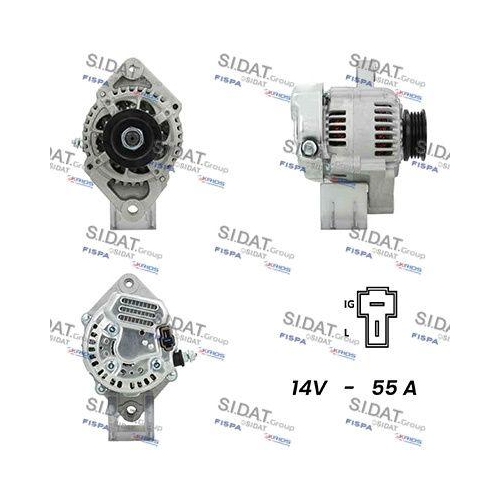 Generator Sidat A12DE0623A2 f&uuml;r Toyota