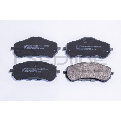 Bremsbelagsatz Scheibenbremse Red-line 27PE000 f&uuml;r Peugeot Vorderachse