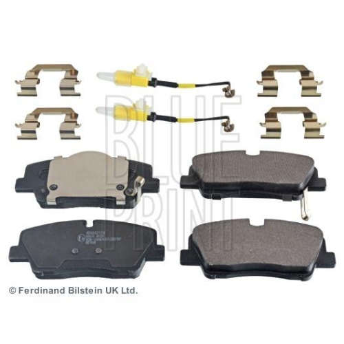 Bremsbelagsatz Scheibenbremse Blue Print ADG042173 f&uuml;r Hyundai Hinterachse