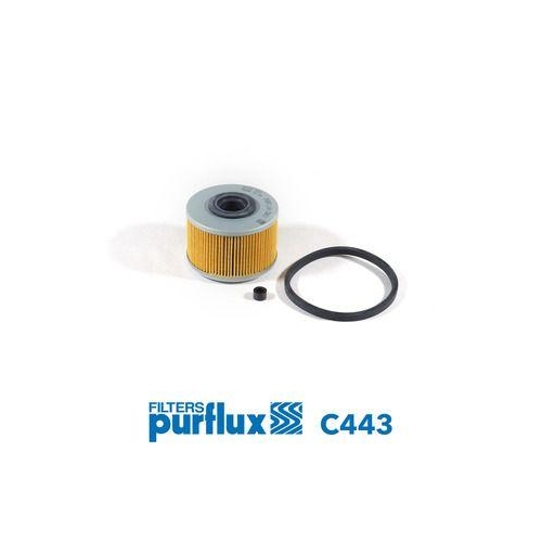 Kraftstofffilter Purflux C443 f&uuml;r Opel Peugeot Renault Suzuki Vauxhall Dacia