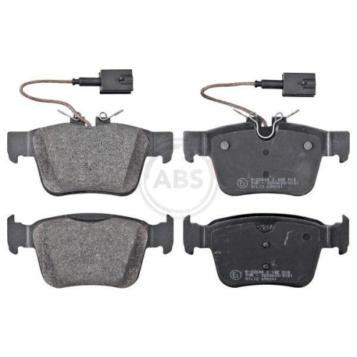 Bremsbelagsatz Scheibenbremse A.b.s. 35177 f&uuml;r Alfa Romeo Alfarome/fiat/lanci