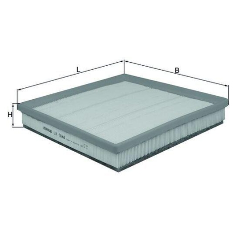 Air Filter Mahle LX 3888 for Gmc Opel Vauxhall Chevrolet General Motors