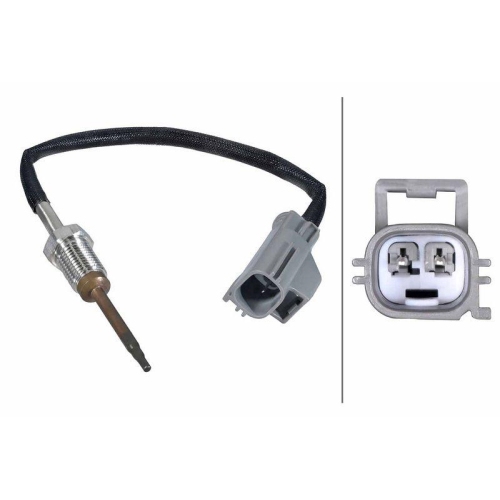 Sensor Abgastemperatur Hella 6PT 358 226-511 für Ford Vor Katalysator