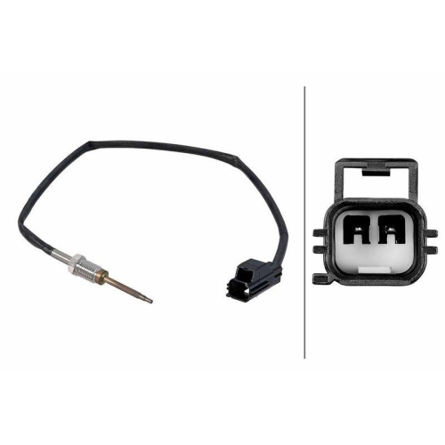 Sensor Abgastemperatur Hella 6PT 358 226-531 für Ford Volvo Vor Katalysator