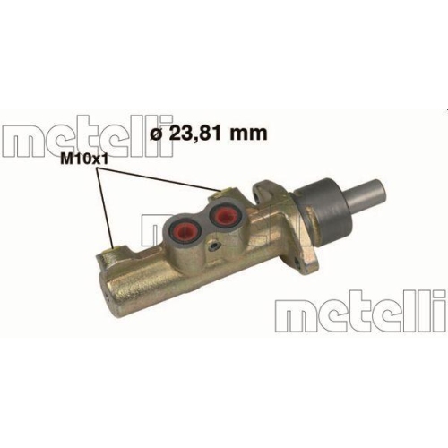 Hauptbremszylinder Metelli 05-0411 f&uuml;r Citro&euml;n Fiat Lancia Peugeot