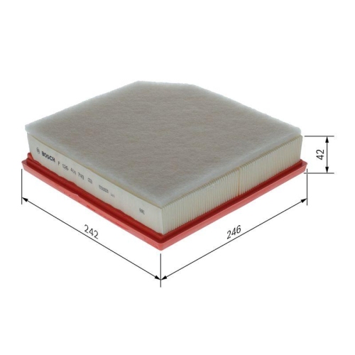 Luftfilter Bosch F026400749 f&uuml;r Volvo
