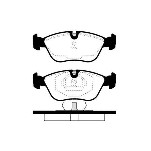 Bremsbelagsatz Scheibenbremse Raicam RA.0587.0 f&uuml;r Volvo Vorderachse