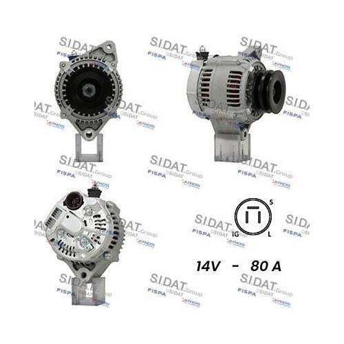 Generator Sidat A12DE0721A2 f&uuml;r Citro&euml;n Peugeot Toyota Citro&euml;n/peugeot