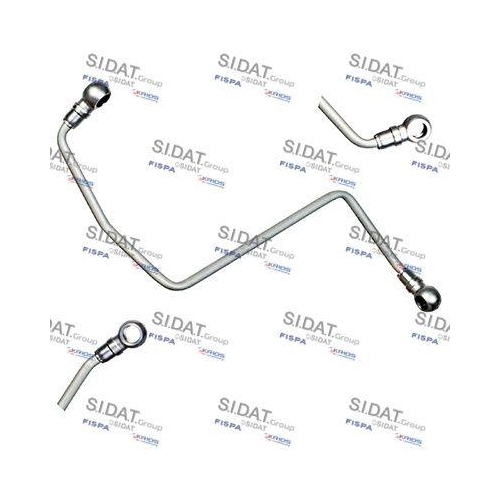 Ölleitung Lader Sidat 47.2020 für Alfa Romeo Citroën Fiat Lancia Peugeot
