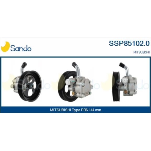 Hydraulikpumpe Lenkung Sando SSP85102.0 f&uuml;r Mitsubishi