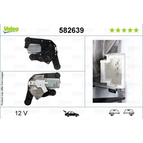 Wischermotor Valeo 582639 Original Teil f&uuml;r Citro&euml;n Hinten