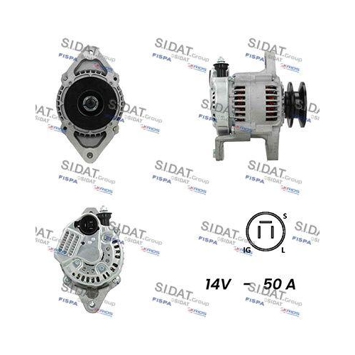 Generator Sidat A12DE0492A2 f&uuml;r Toyota