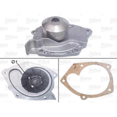 Wasserpumpe Motork&uuml;hlung Valeo 506698 f&uuml;r Mitsubishi Nissan Opel Renault Volvo