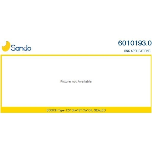 Starter Sando 6010193.0 f&uuml;r Fiat Khd Man Renault Unic Simca Volvo