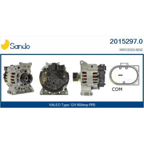 Generator Sando 2015297.0 f&uuml;r Mercedes Benz Mercedes Benz Mercedes Benz