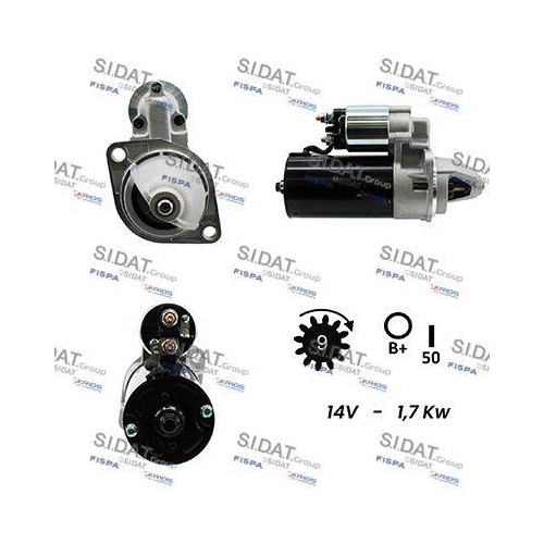 Starter Sidat S12BH0234A2 f&uuml;r Lombardini