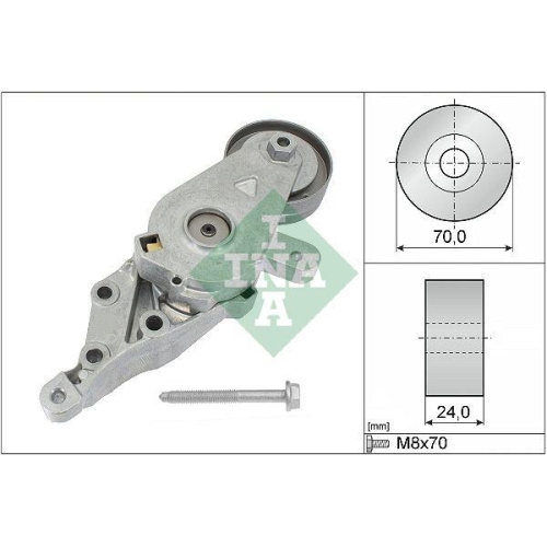 Riemenspanner Keilrippenriemen Schaeffler Ina 534 0140 30 für Audi Seat Skoda VW