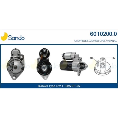 Starter Sando 6010200.0 für Opel