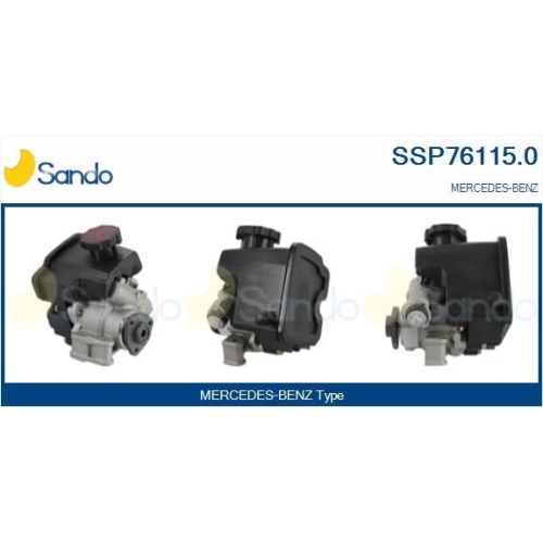 Hydraulikpumpe Lenkung Sando SSP76115.0 f&uuml;r Mercedes Benz Mercedes Benz