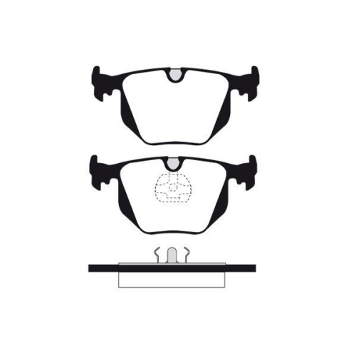 Brake Pad Set Disc Brake Raicam RA.0554.0 for Bmw Maserati