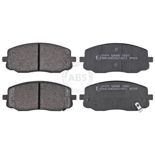 Brake Pad Set Disc Brake A.b.s. 37474 for Hyundai Kia Front Axle