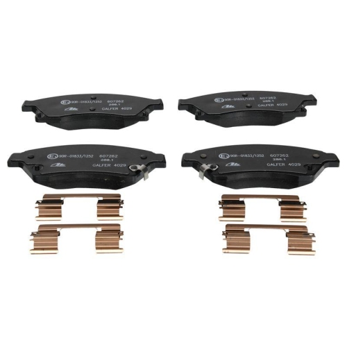 Bremsbelagsatz Scheibenbremse Ate 13-0460-7262-2 f&uuml;r Opel Vauxhall Chevrolet