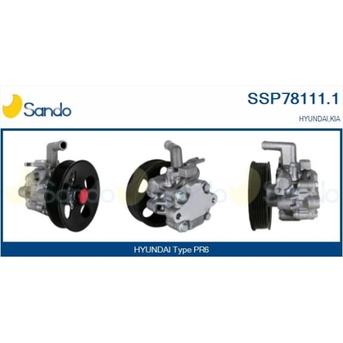 Hydraulikpumpe Lenkung Sando SSP78111.1 f&uuml;r Hyundai