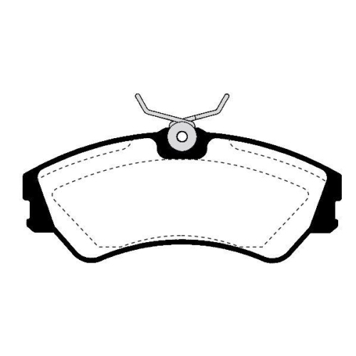 Brake Pad Set Disc Brake Raicam RA.0555.0 for VW