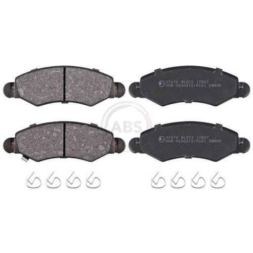 Bremsbelagsatz Scheibenbremse A.b.s. 37470 f&uuml;r Subaru Suzuki Vorderachse