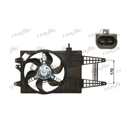 L&uuml;fter Motork&uuml;hlung Frigair 0504.1076 f&uuml;r Alfarome/fiat/lanci