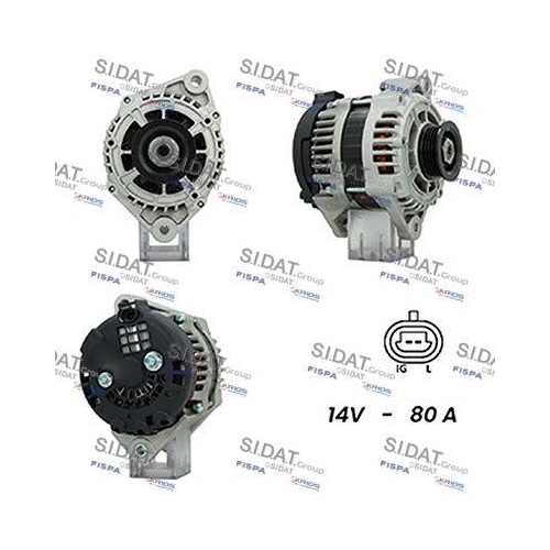 Generator Sidat A12DR0816 f&uuml;r General Motors