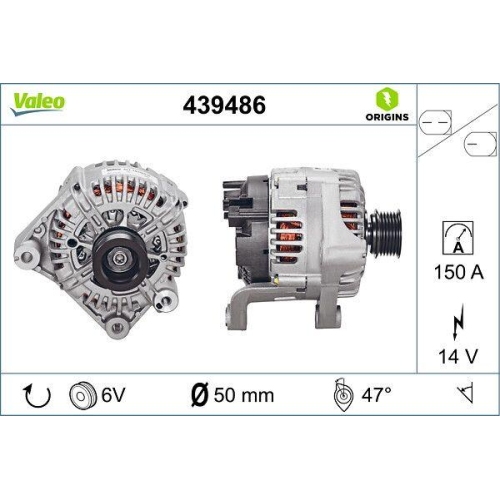 Generator Valeo 439486 Valeo Origins - New O.e. Technologie f&uuml;r Bmw